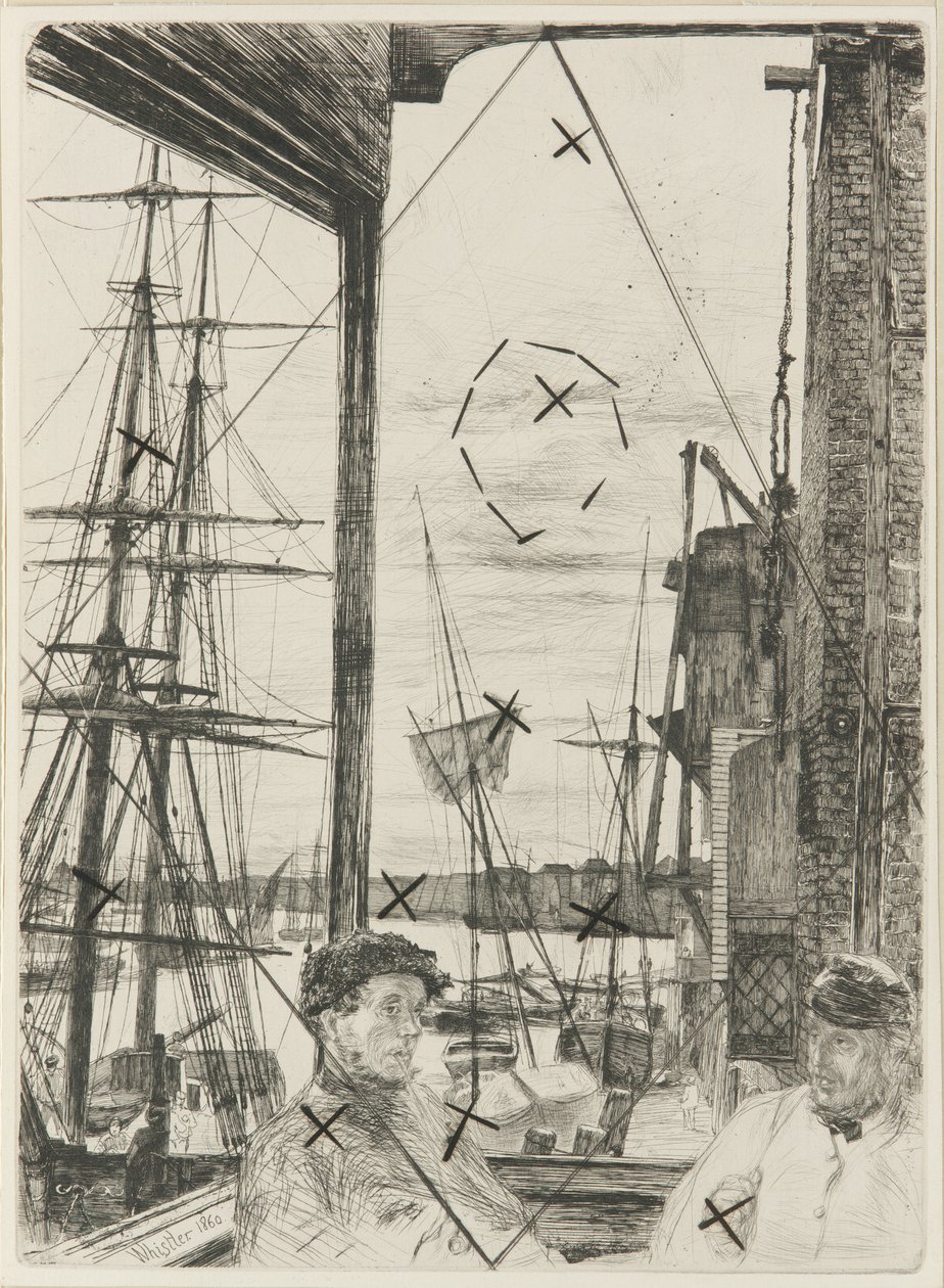Rotherhithe af James Abbott McNeill Whistler