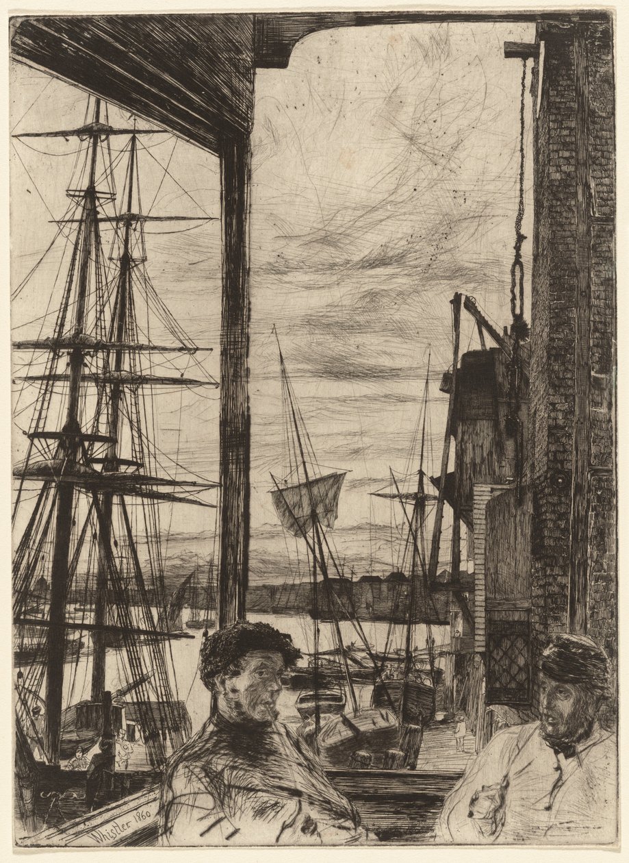 Rotherhithe af James Abbott McNeill Whistler