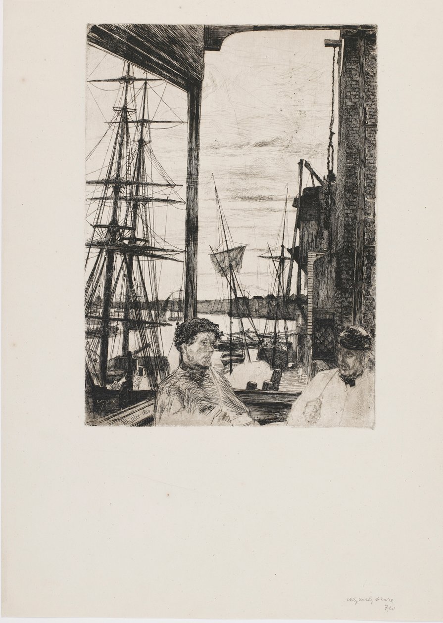Rotherhithe af James Abbott McNeill Whistler