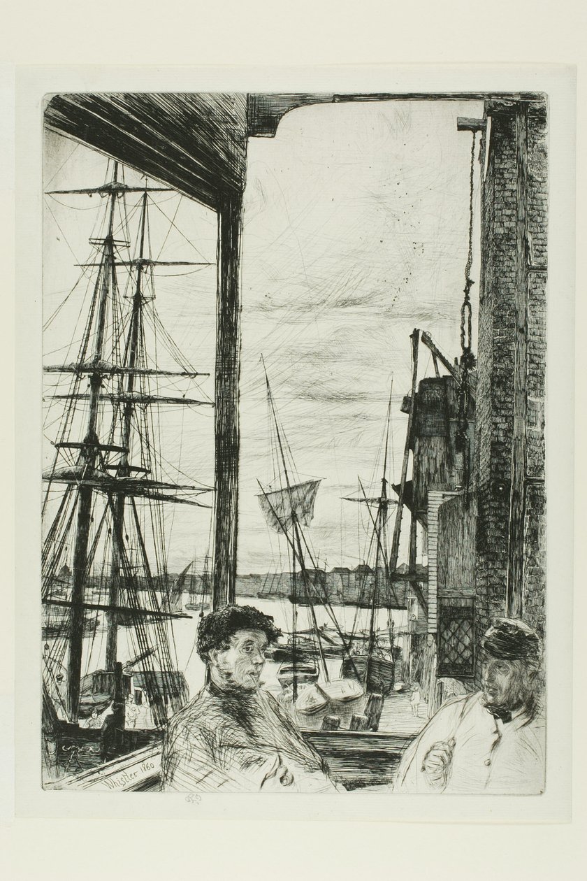 Rotherhithe af James Abbott McNeill Whistler