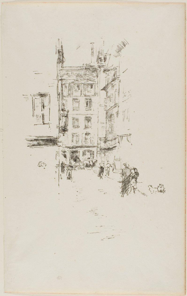 Rue Furstenburg af James Abbott McNeill Whistler