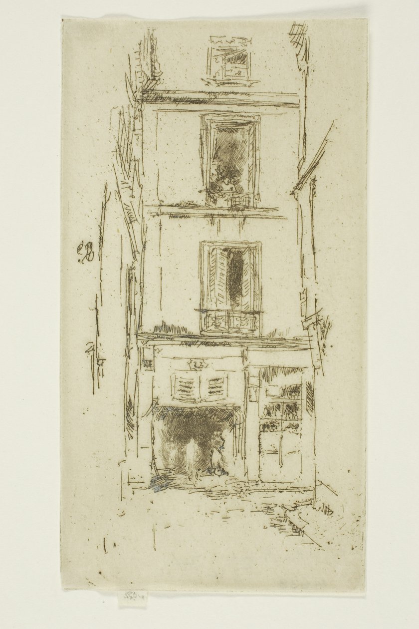 Rue des Bons Enfants, ture af James Abbott McNeill Whistler