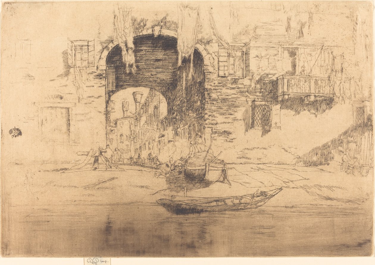 San Biagio af James Abbott McNeill Whistler