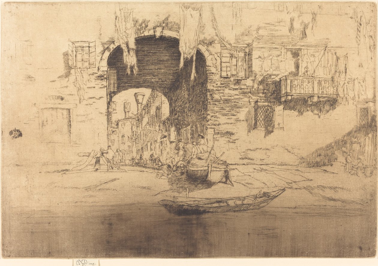San Biagio af James Abbott McNeill Whistler