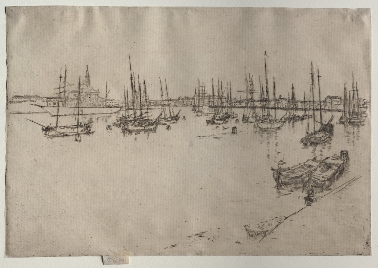 San Giorgio, Venedig af James McNeill Whistler