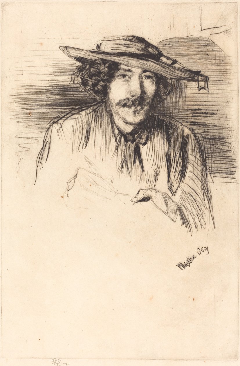 Selvportræt af James Abbott McNeill Whistler