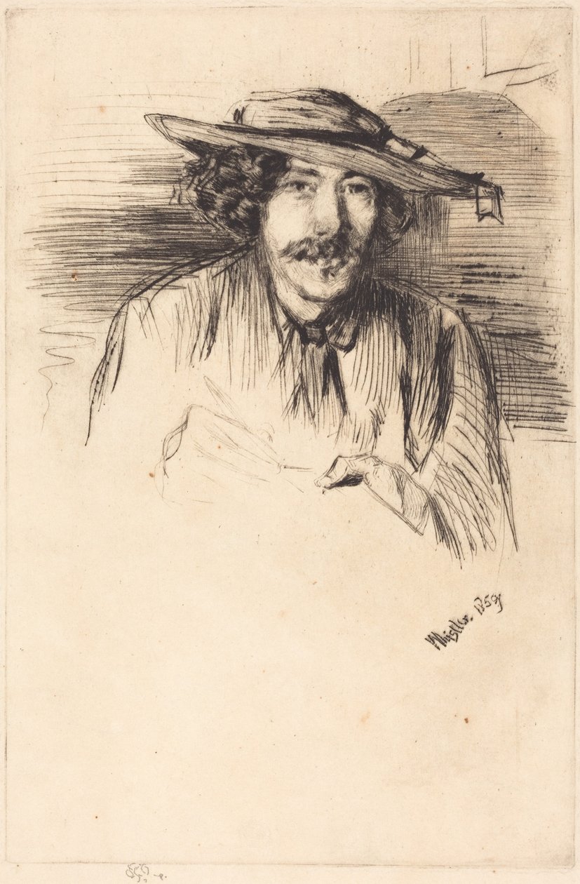 Selvportræt af James McNeill Whistler