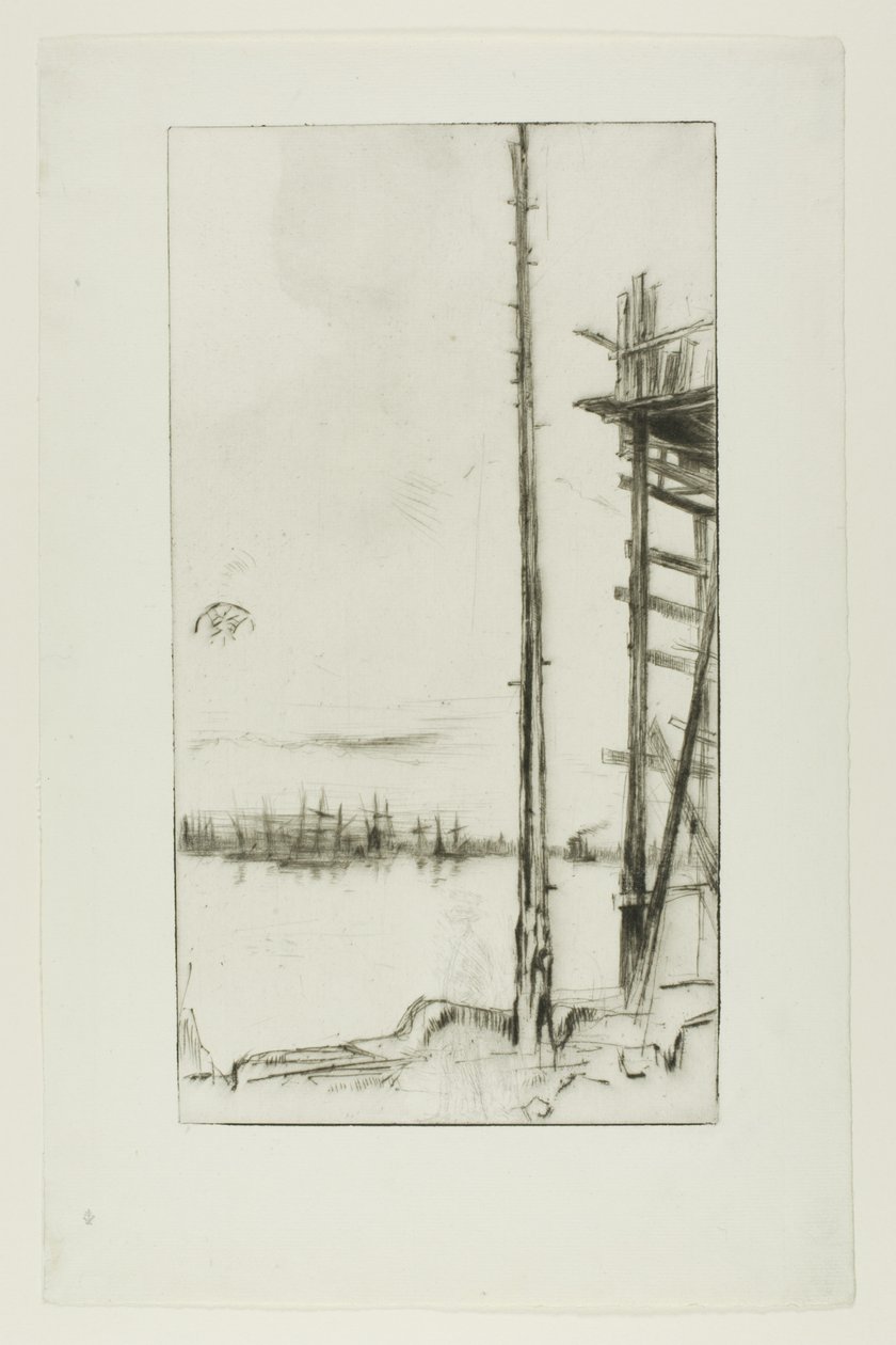 Skibsværft, Liverpool af James McNeill Whistler