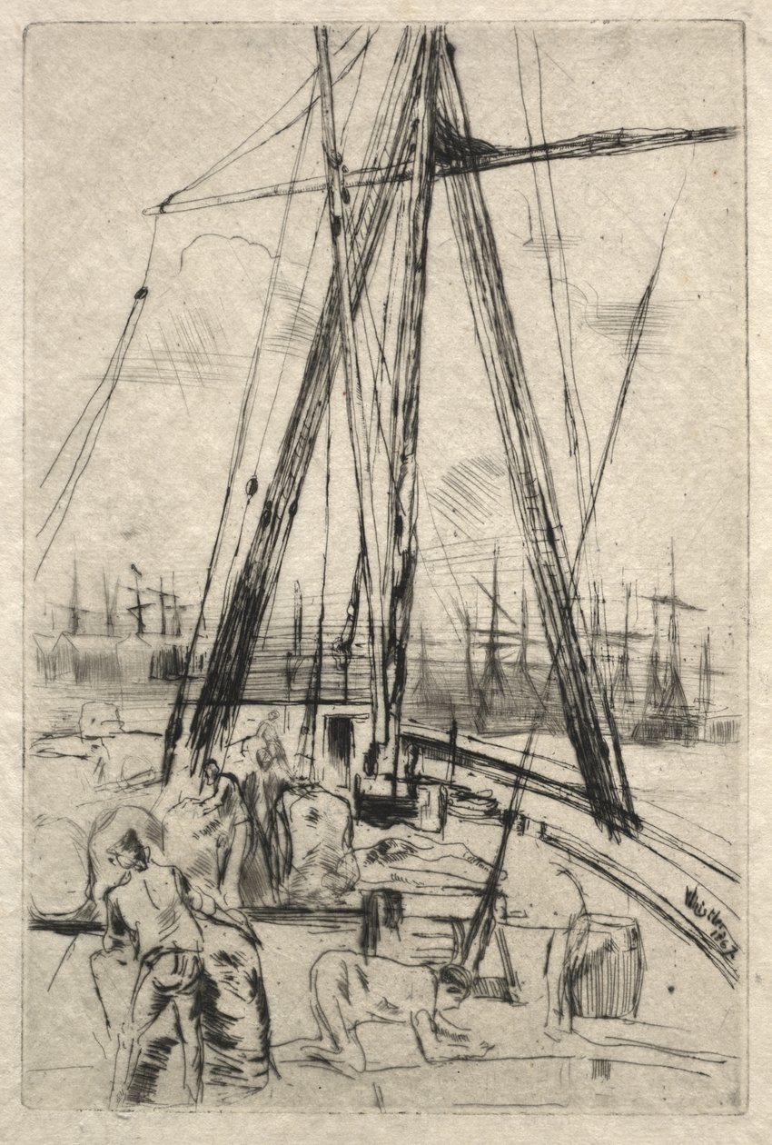 Skibsfart i Liverpool af James McNeill Whistler