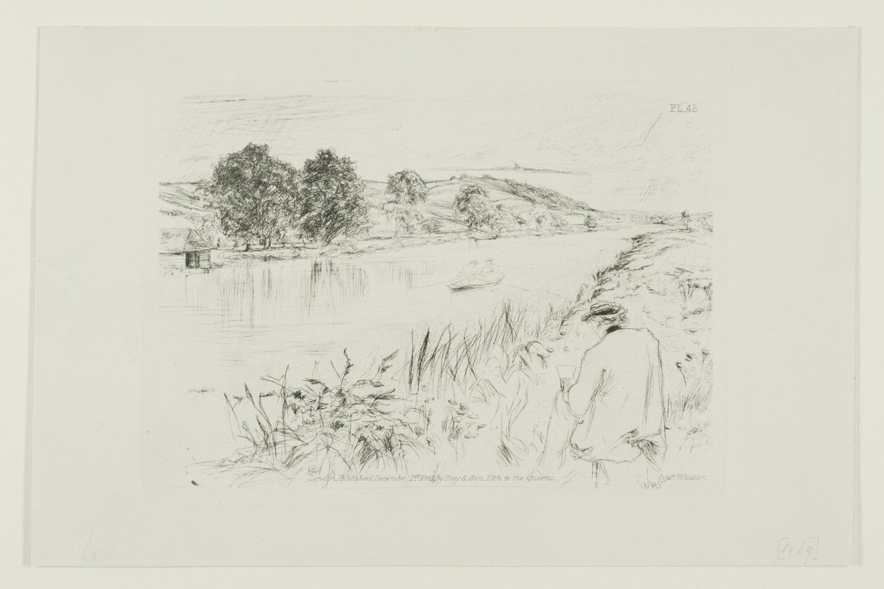 Skitsering af James Abbott McNeill Whistler