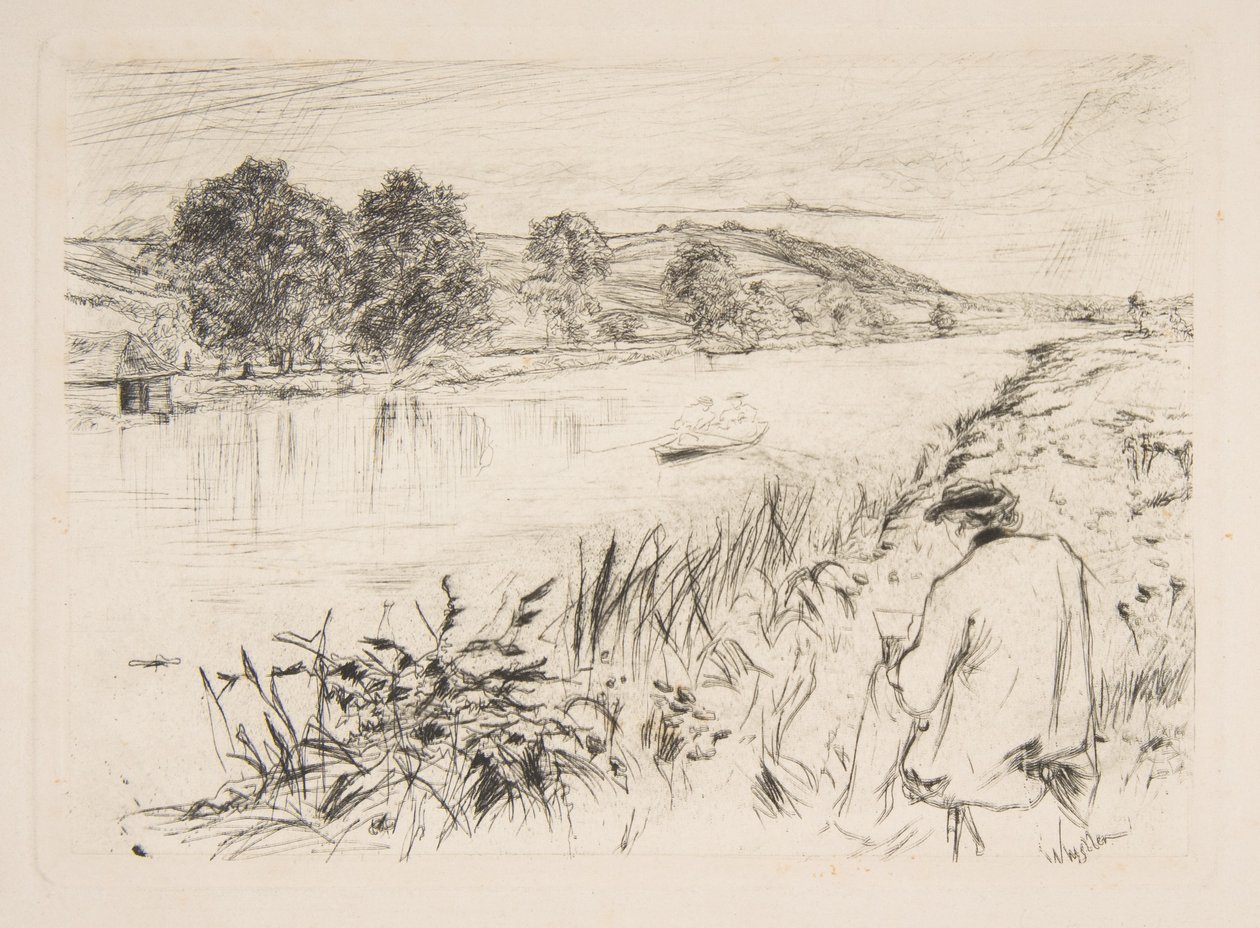 Skitse nr. 1 af James McNeill Whistler