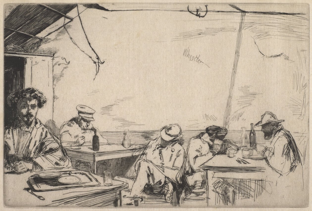 Suppe til tre sous af James McNeill Whistler