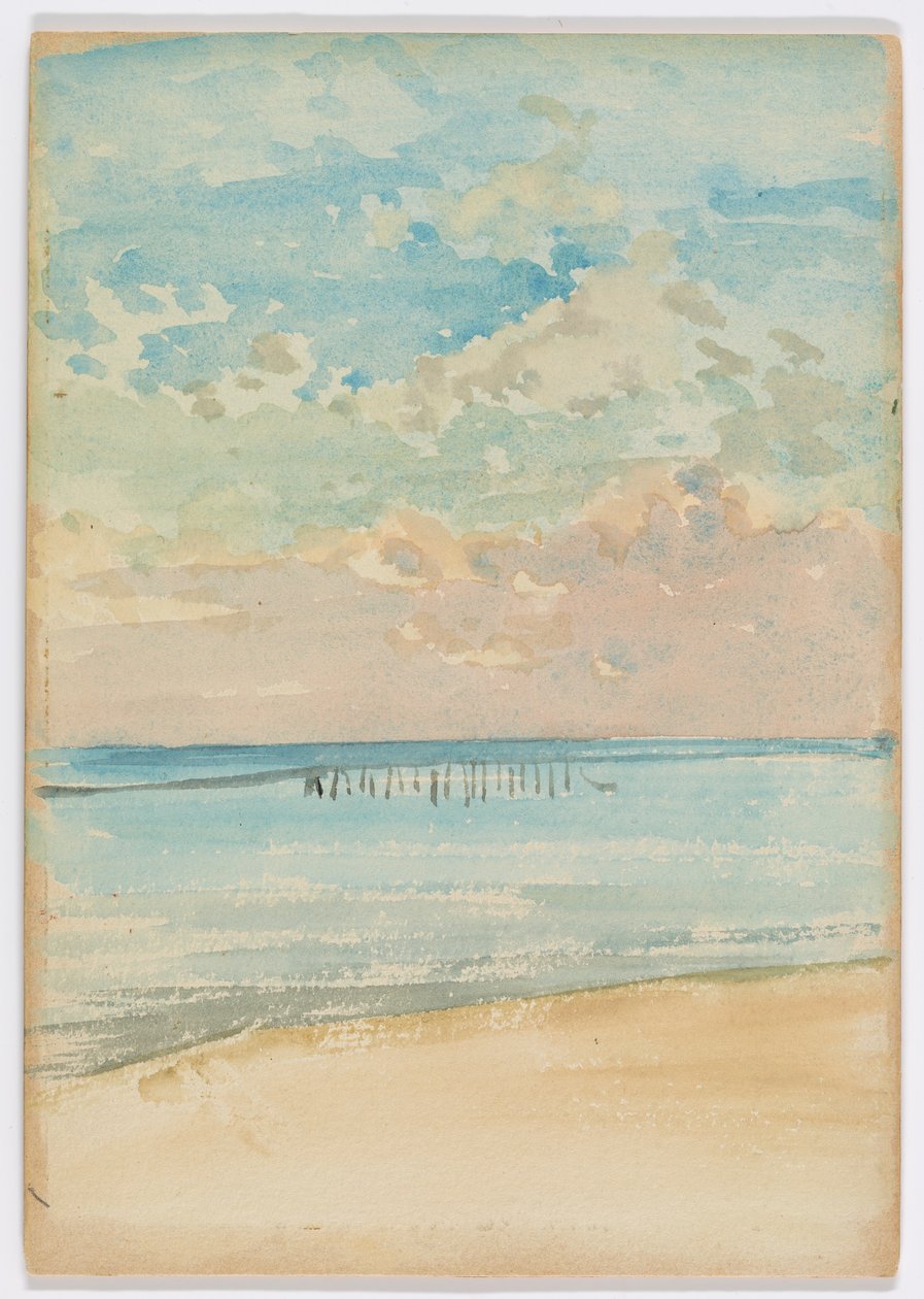 Southend – Solnedgang af James Abbott McNeill Whistler