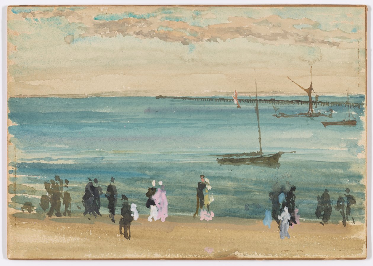 Southend Pier af James Abbott McNeill Whistler