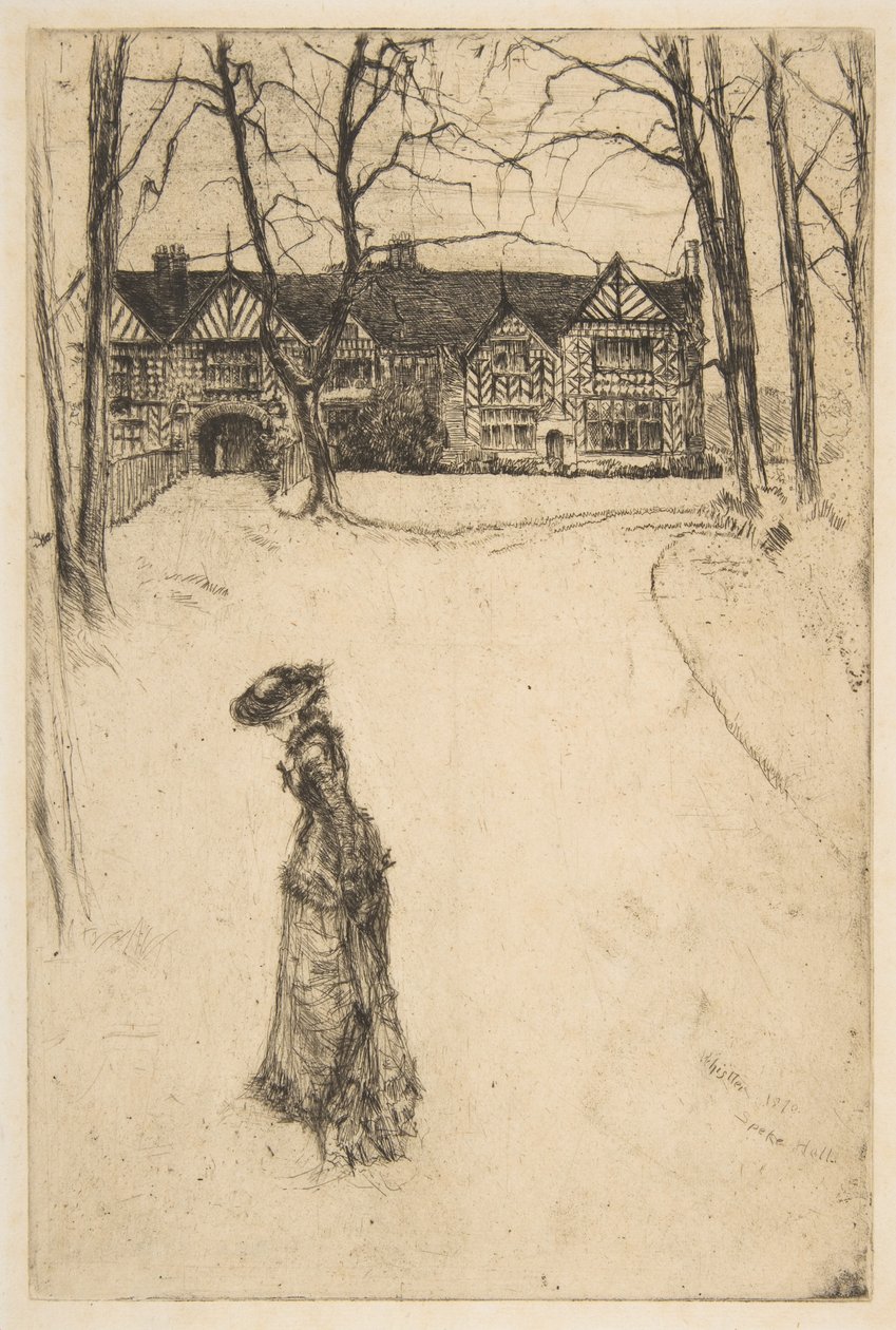 Speke Hall, nr. 1 af James McNeill Whistler