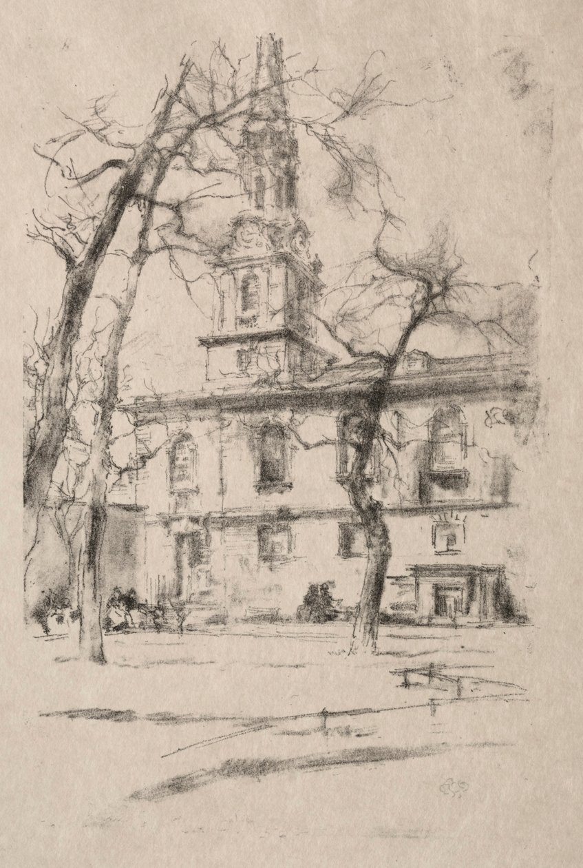 St. Giles-in-the-Fields af James McNeill Whistler