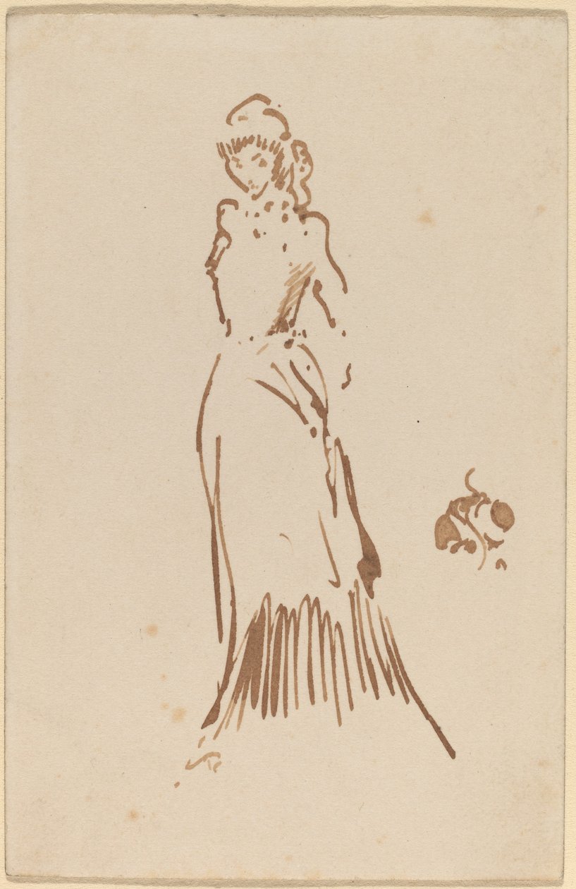 Stående kvindeskikkelse af James Abbott McNeill Whistler