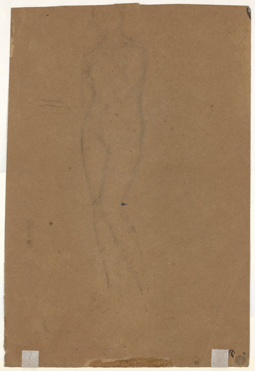 Stående figur [verso] af James Abbott McNeill Whistler