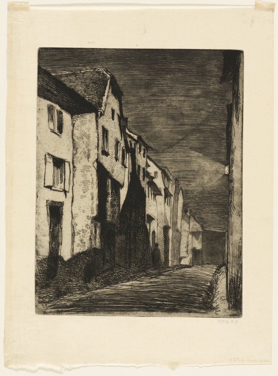 Street at Saverne af James Abbott McNeill Whistler
