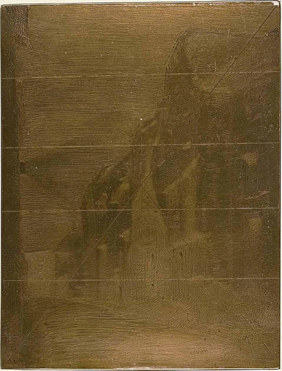 Street at Saverne af James Abbott McNeill Whistler