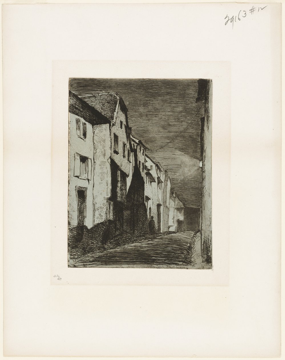 Street at Saverne af James Abbott McNeill Whistler