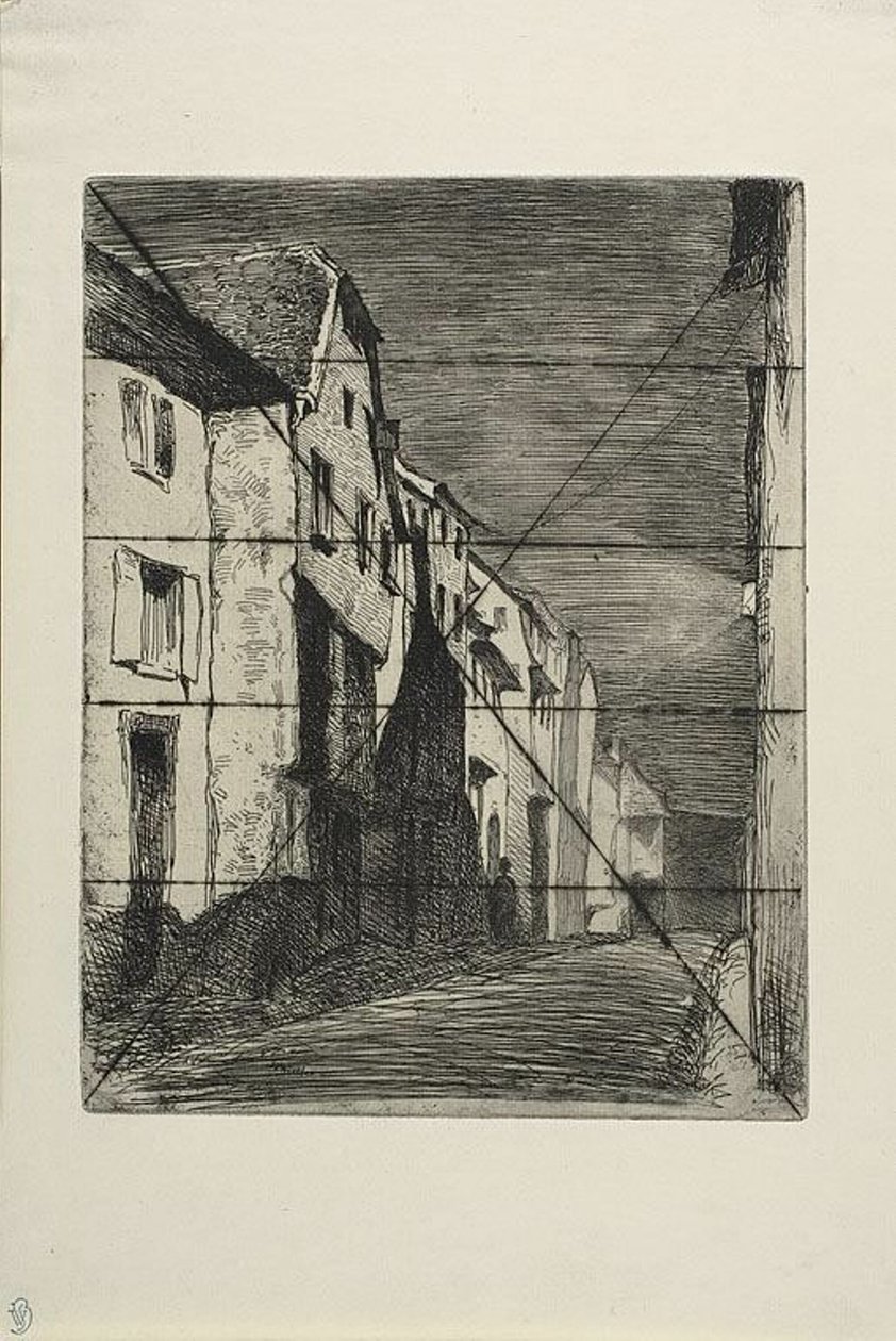 Street at Saverne af James Abbott McNeill Whistler