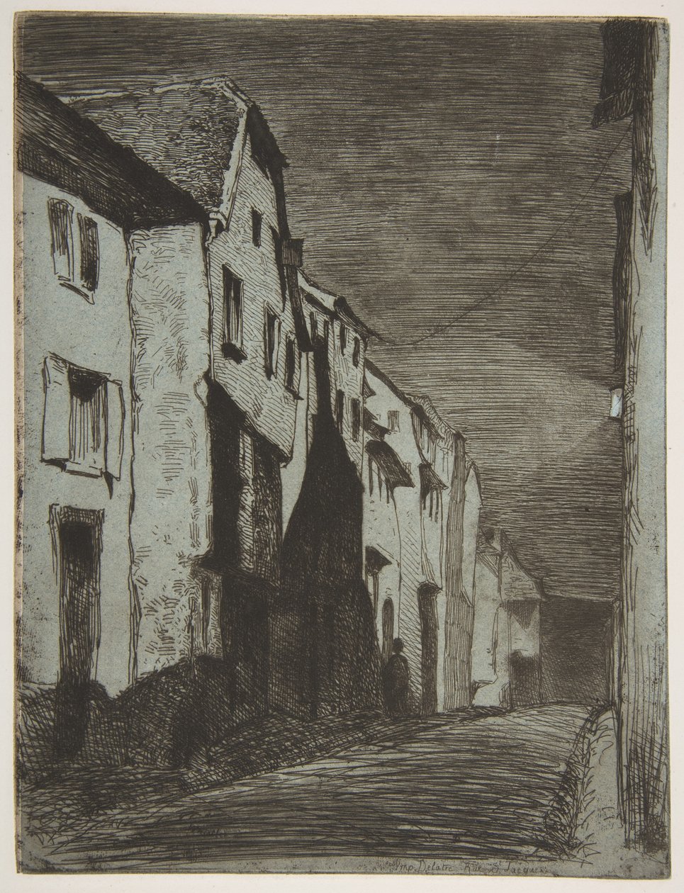 Street at Saverne af James McNeill Whistler