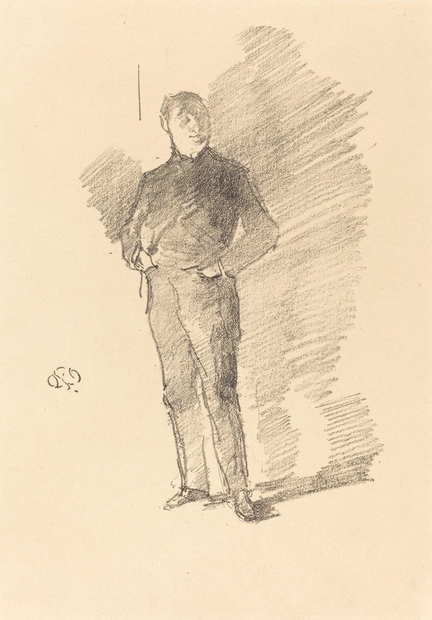 Studie nr. 2: Mr. Thomas Way af James Abbott McNeill Whistler
