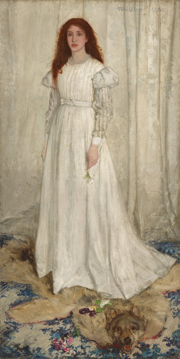 Symfoni i hvidt, nr. 1: Den hvide pige af James Abbott McNeill Whistler