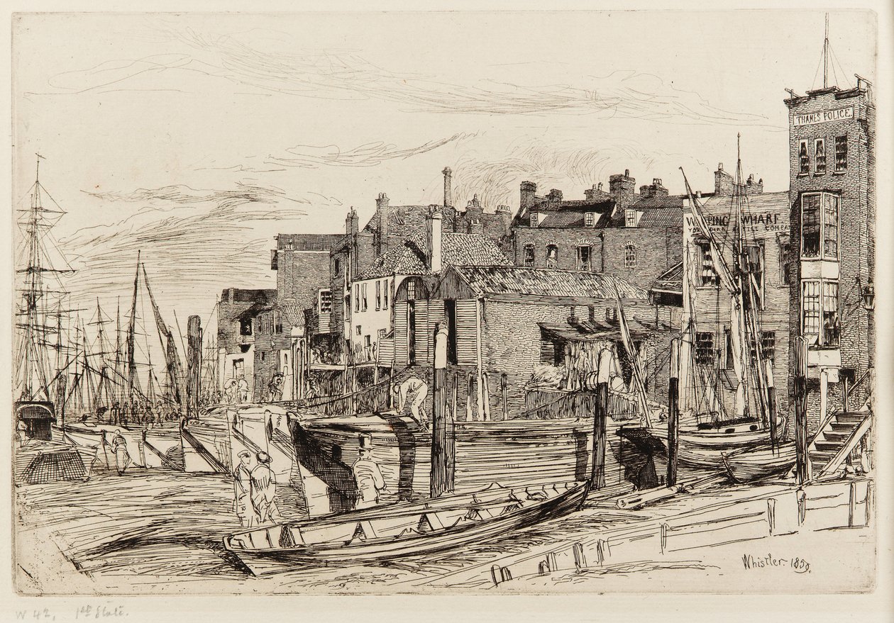 Thames Politi af James Abbott McNeill Whistler