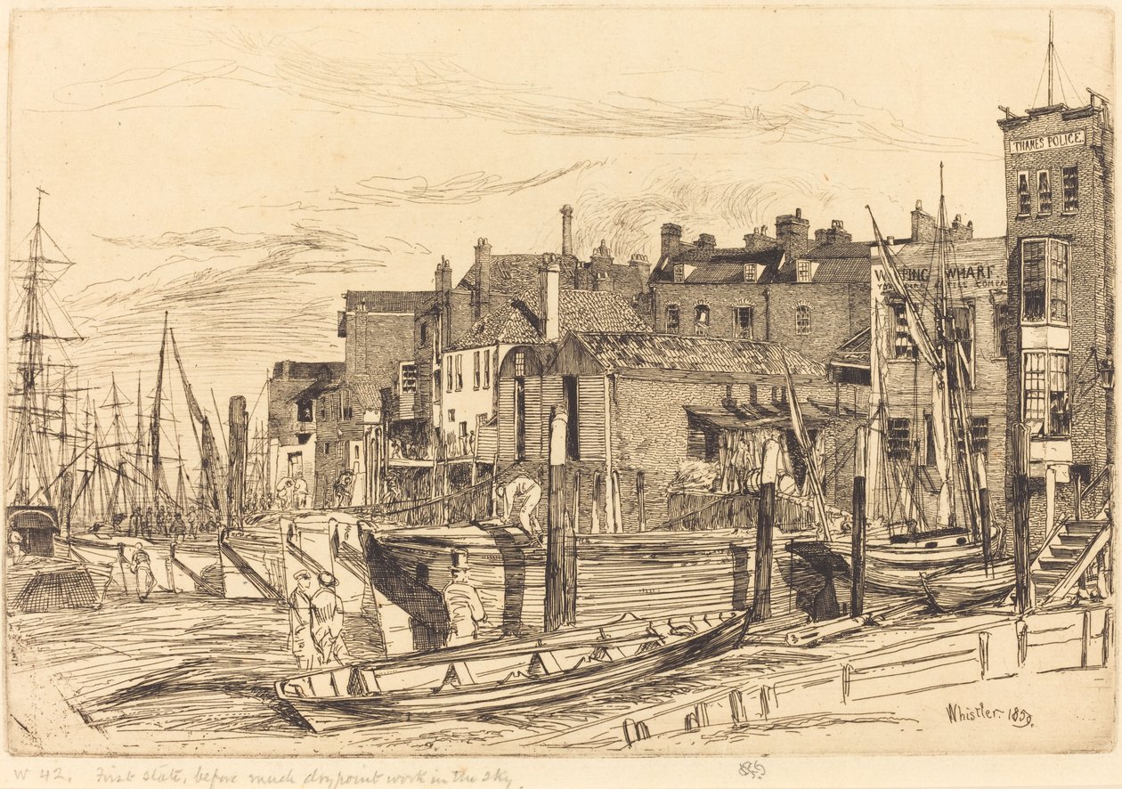 Thames Politi af James Abbott McNeill Whistler