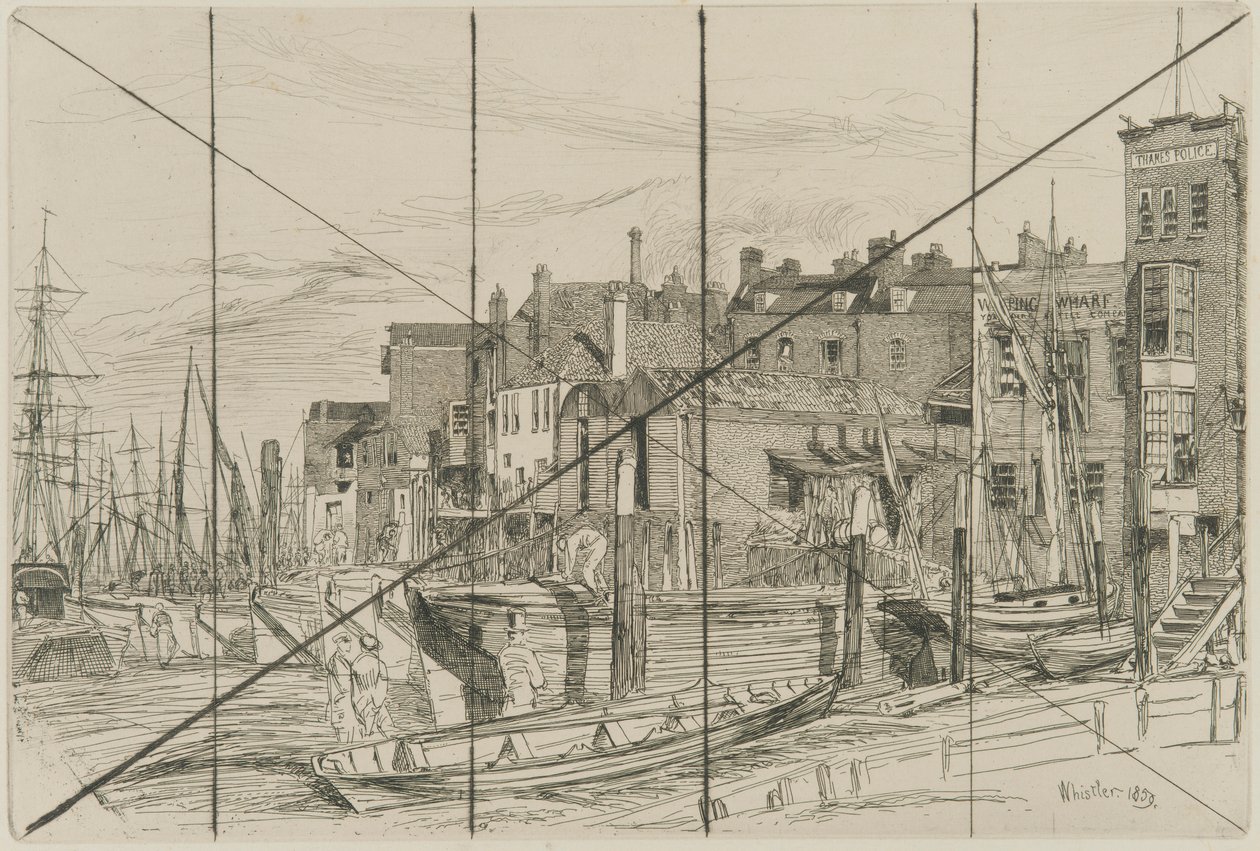 Thames Politi af James Abbott McNeill Whistler
