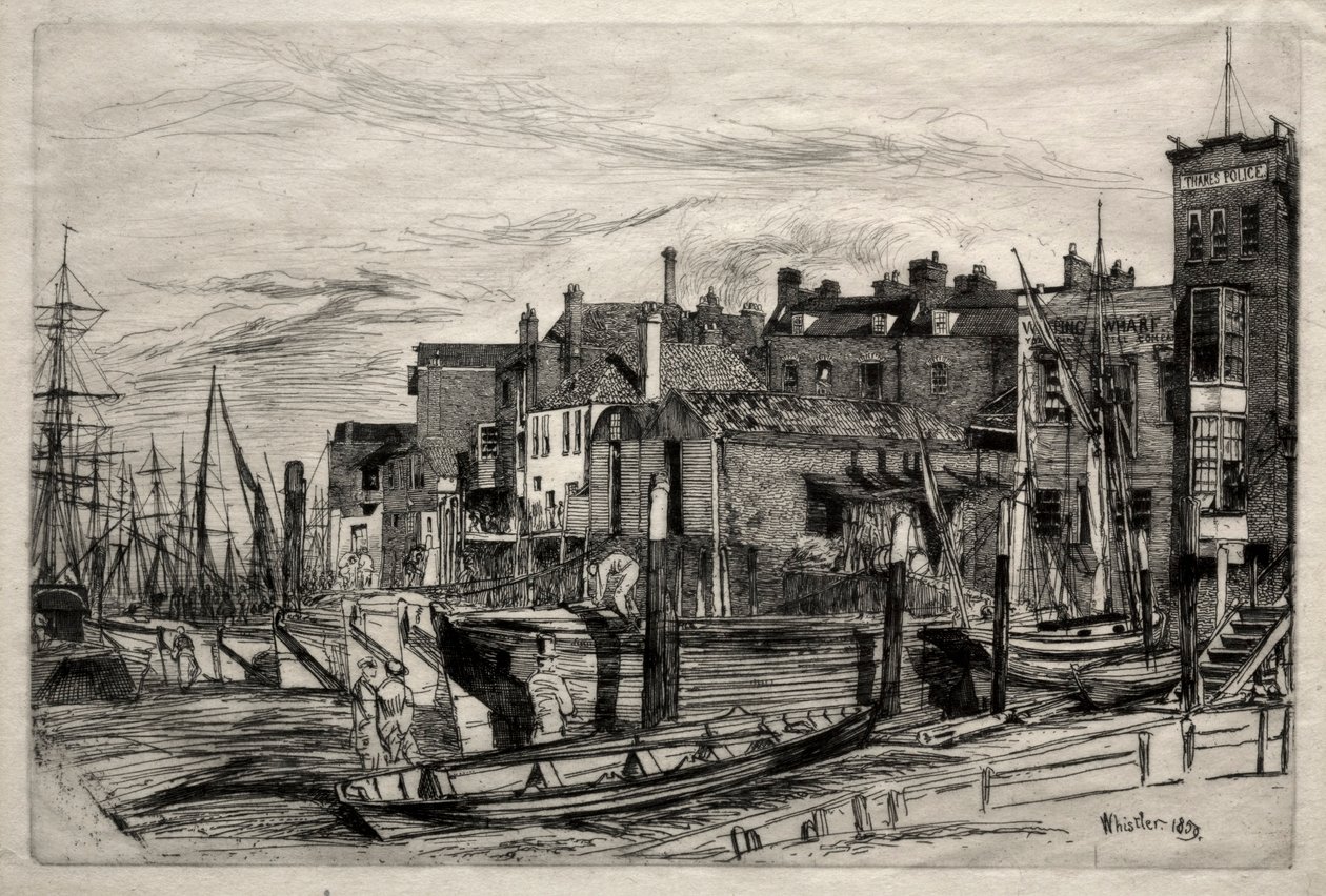Thames Politi af James McNeill Whistler