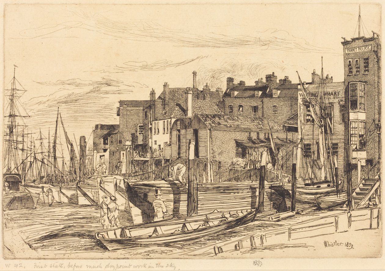 Thames-politiet af James McNeill Whistler
