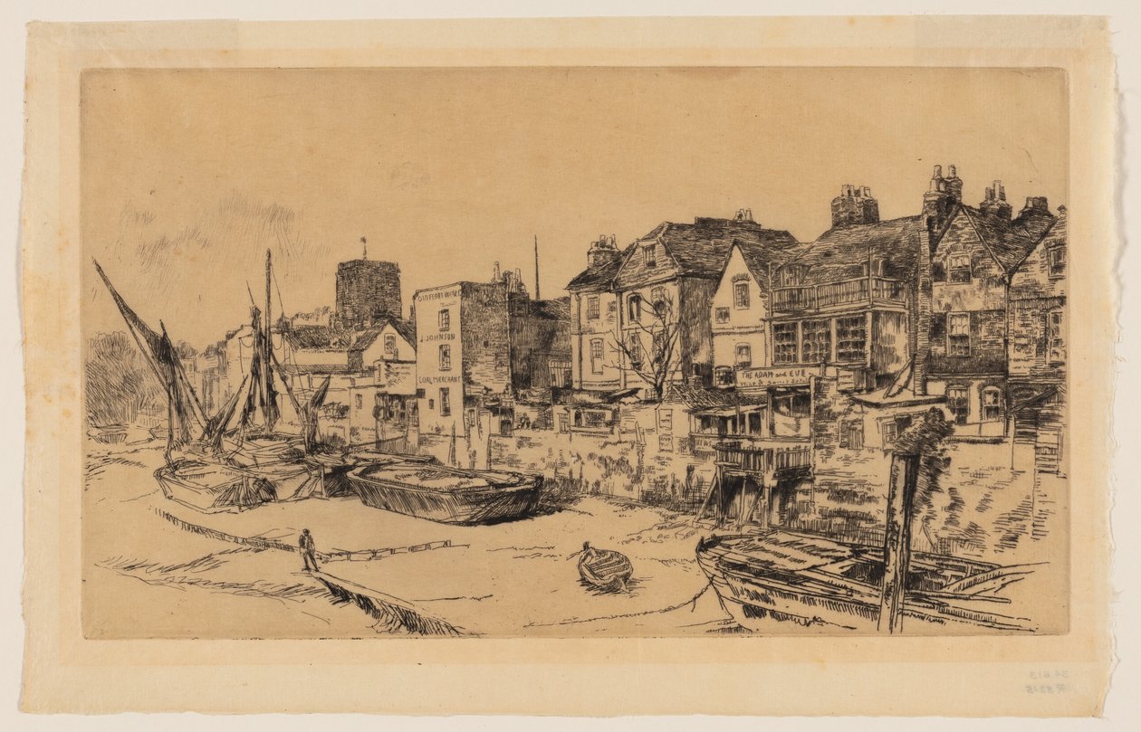 "Adam og Eva", Gamle Chelsea af James Abbott McNeill Whistler