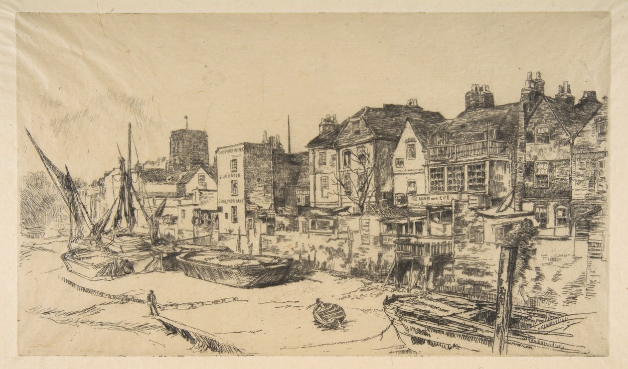 „Adam og Eva“, Old Chelsea af James McNeill Whistler
