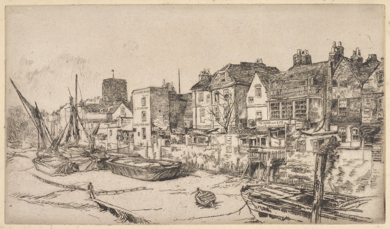 «Adam og Eva», Old Chelsea af James McNeill Whistler