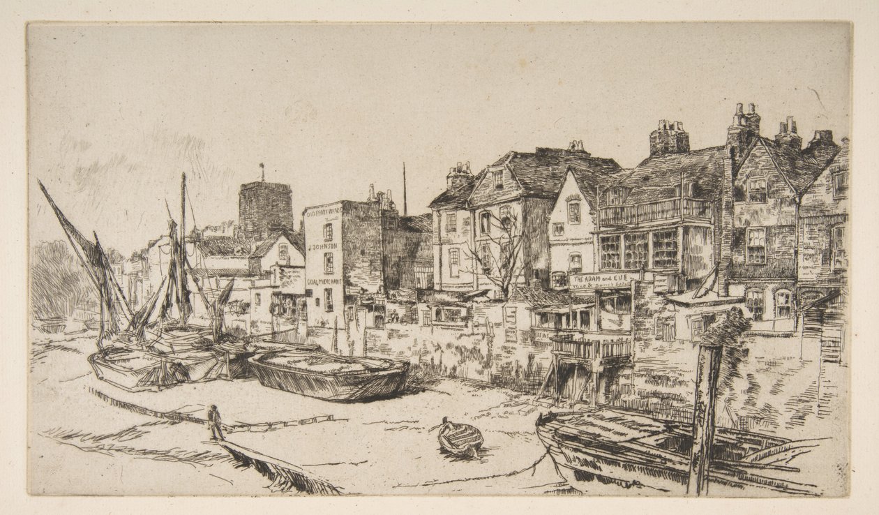 "Adam og Eva", Old Chelsea af James McNeill Whistler