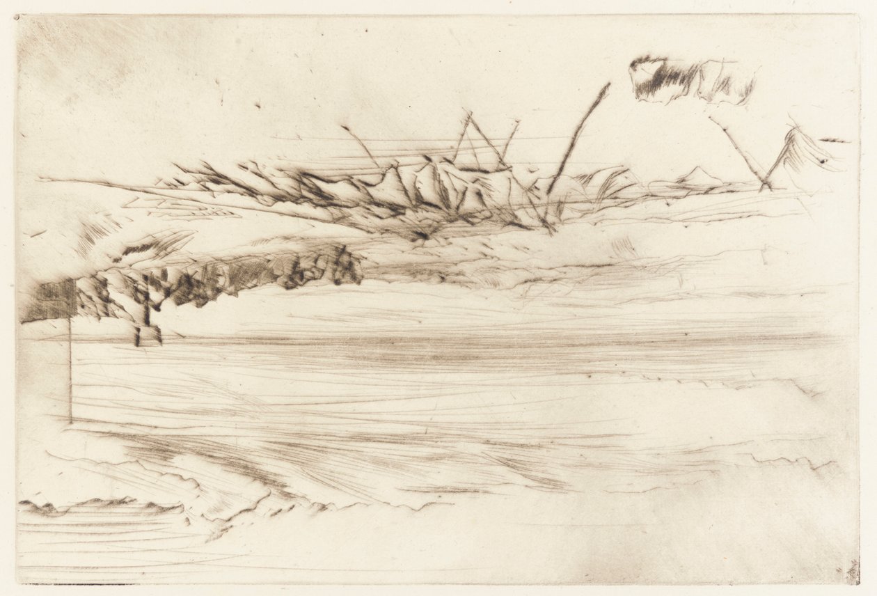 Stranden, Hastings af James Abbott McNeill Whistler