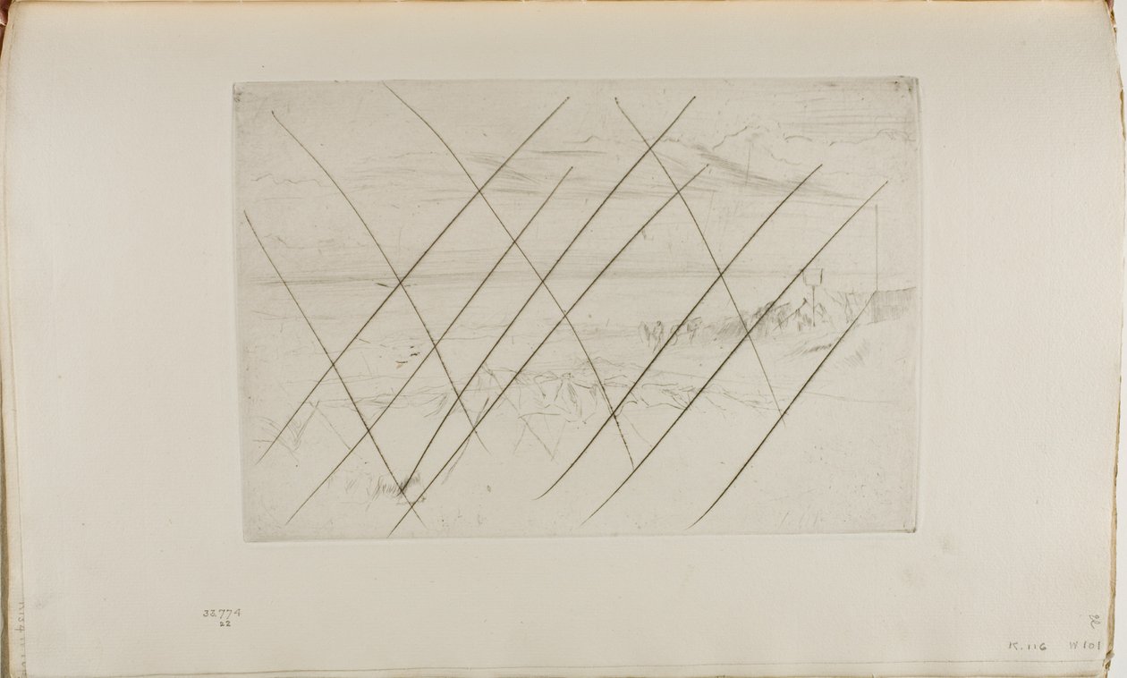 Stranden, Hastings af James Abbott McNeill Whistler