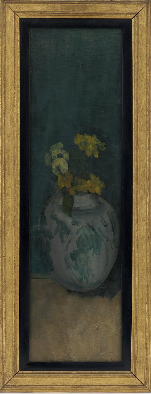 Den blå pige (fragment): Gul og blå af James Abbott McNeill Whistler
