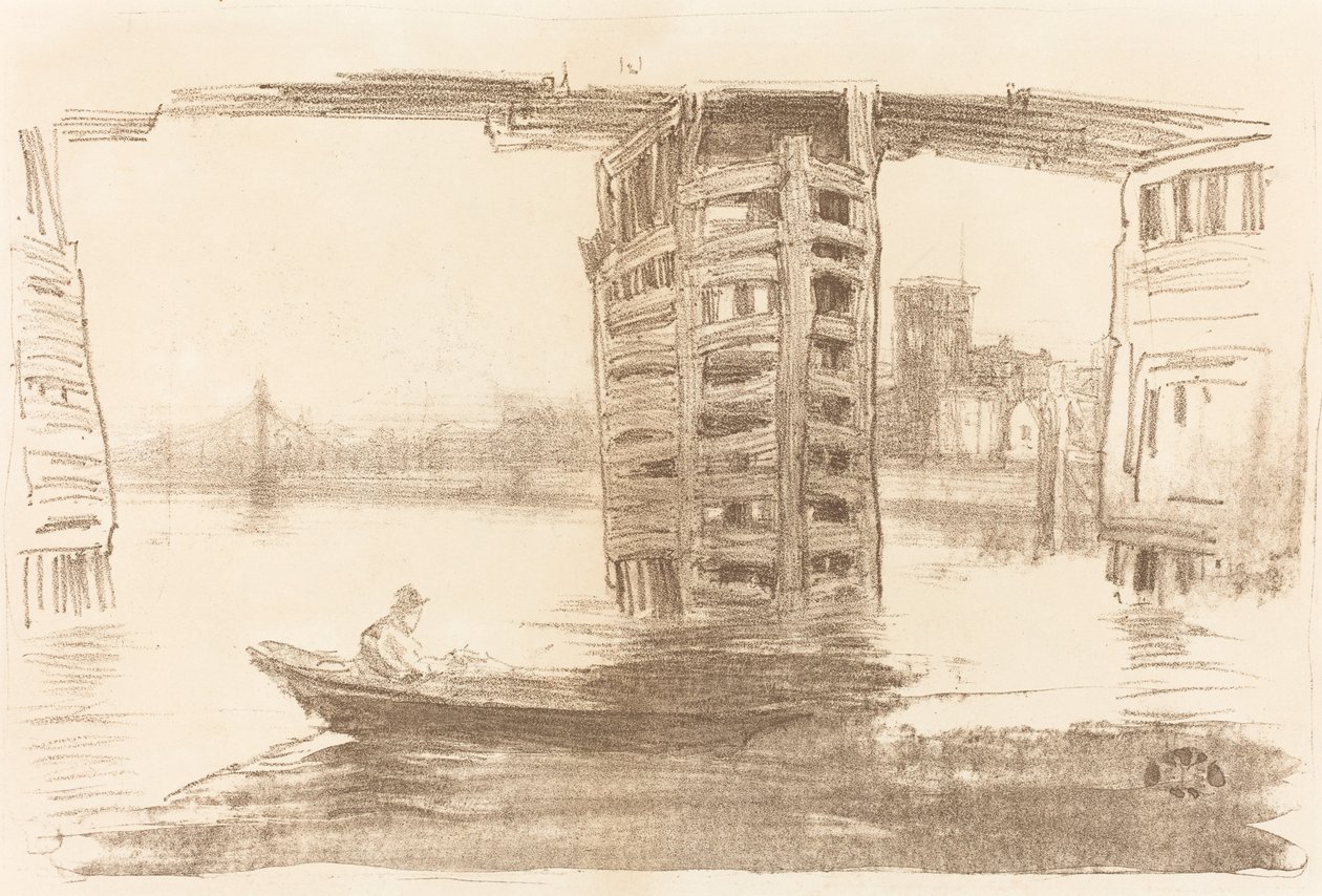 Den brede bro af James Abbott McNeill Whistler
