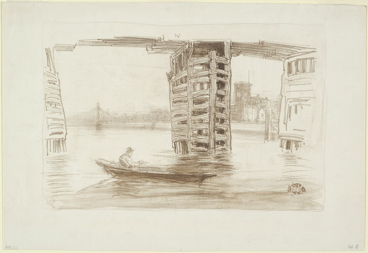 Den brede bro af James Abbott McNeill Whistler