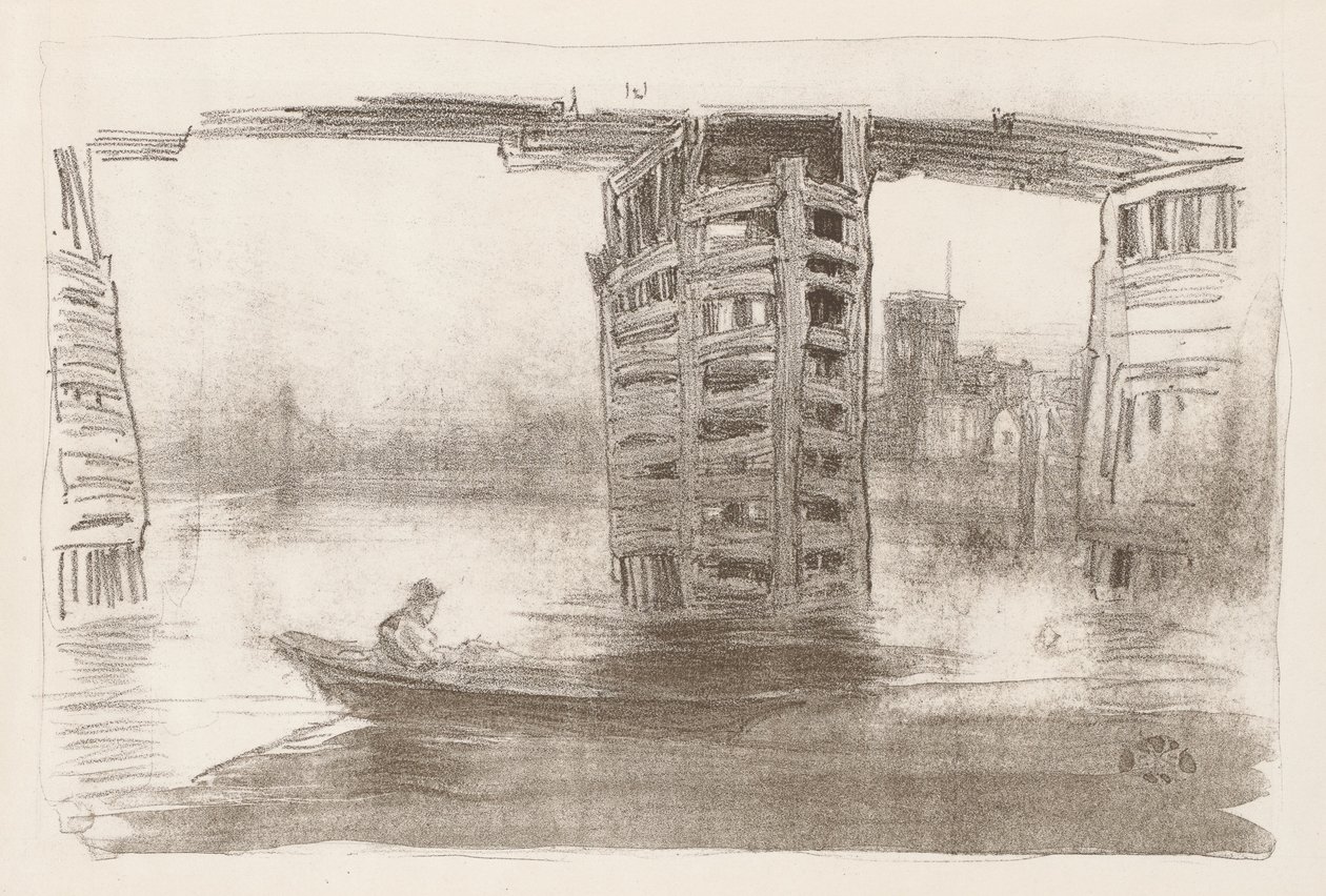 Den brede bro af James Abbott McNeill Whistler