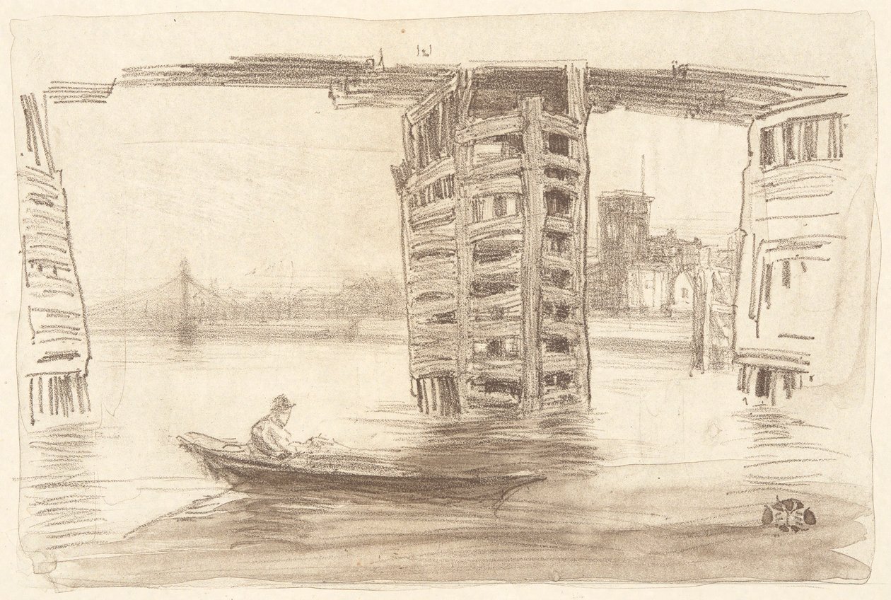 Den brede bro af James Abbott McNeill Whistler
