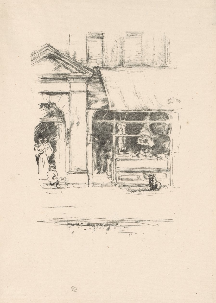 Slagterens hund af James McNeill Whistler
