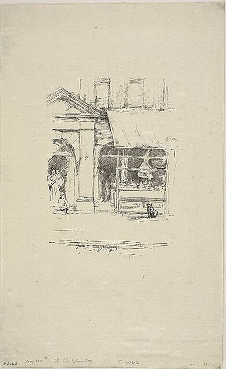 Slagterens hund af James McNeill Whistler