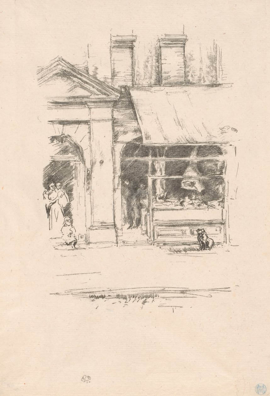 Slagterens hund af James McNeill Whistler