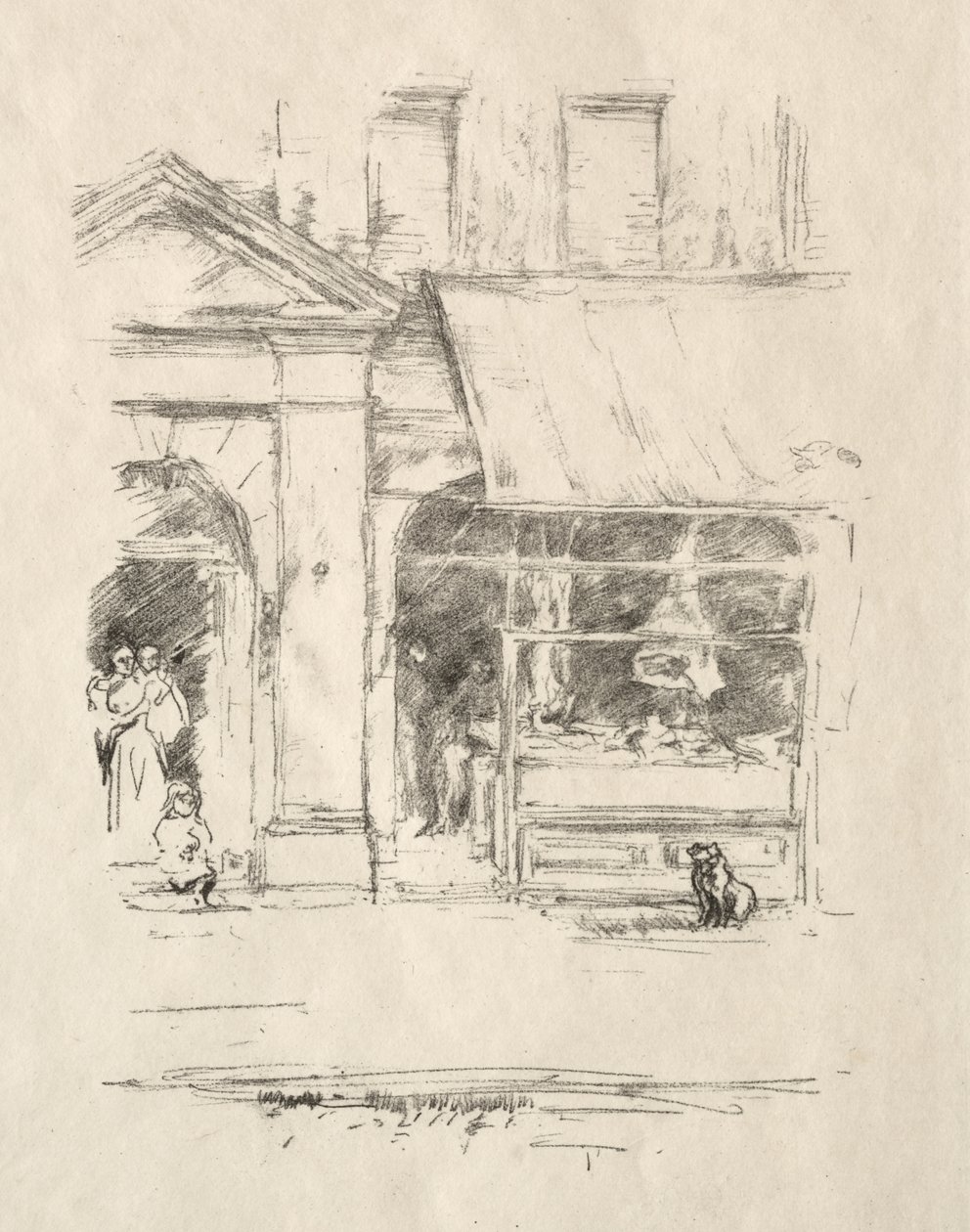 Slagterens hund af James McNeill Whistler
