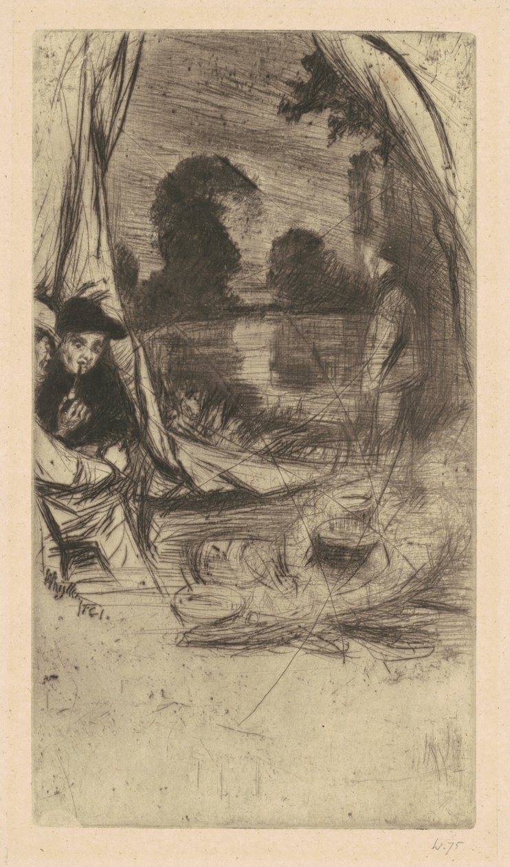 Lejren af James Abbott McNeill Whistler